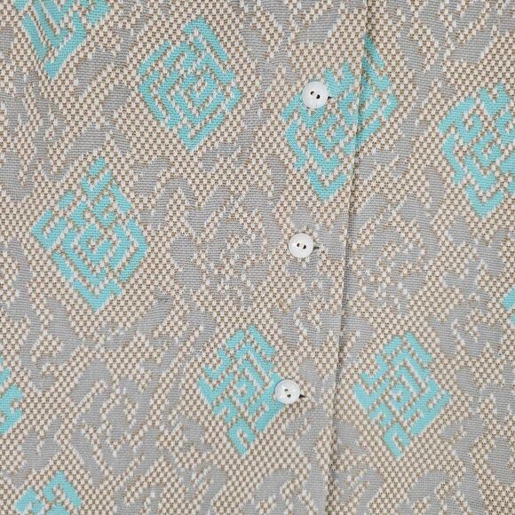 Vintage 70's Men's Blazer Jacket Cream M - Picture 3 of 4